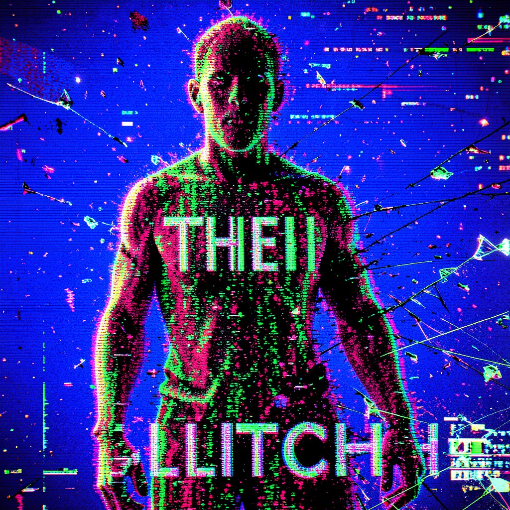The Glitch: beautiful, deliberate corruption, entropy wearing a face.